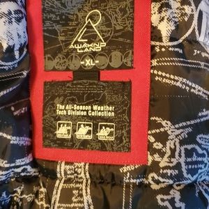 Awaknd Land unisex  red XL winter jacket.